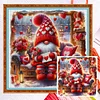 Love Rose Gnome-14CT Counted Cross Stitch 40*40cm