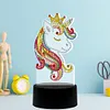 DIY Diamond Painting 7 Color Night Light Lamp Home Decoration Ornament Gift Kit(Unicorn)