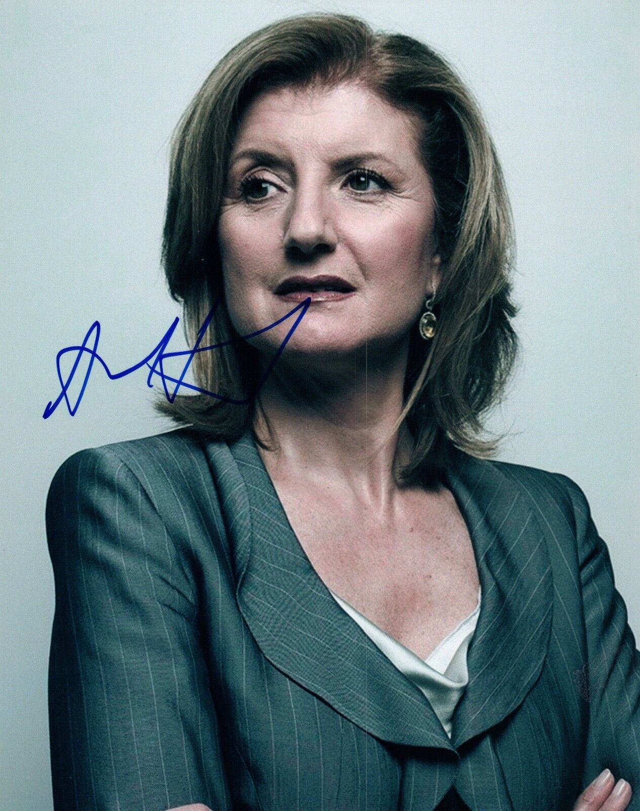 Arianna Huffington Signed Autographed 8x10 Photo Poster painting The Huffington Post COA AB