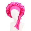 Stylish Satin Elastic Ribbon Beauty Hat Salon Sleeping Hat