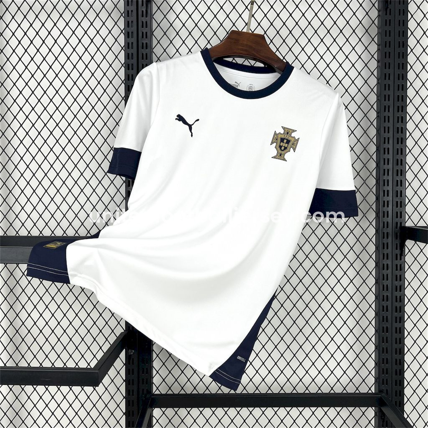 Portugal 2025-26 White Training Jersey - Fans Version