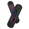 M5 Air Mouse Keyboard Remote Rechargeble 2.4G+BT5.2 7 Color Backlit for Smart TV