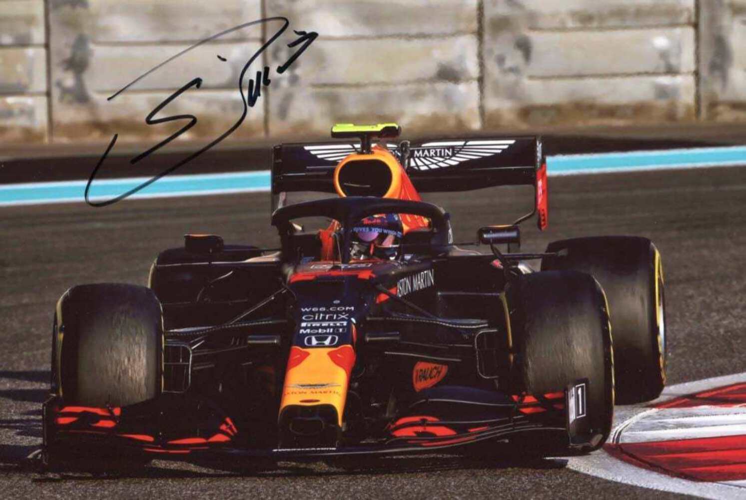 RACING DRIVER Sébastien Buemi autograph, IP signed Photo Poster painting