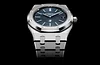 Silver 904L Steel Night Blue - Automatic Watch - 39mm