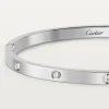 CARTIER LOVE BRACELET, SMALL MODEL, 10 DIAMONDS