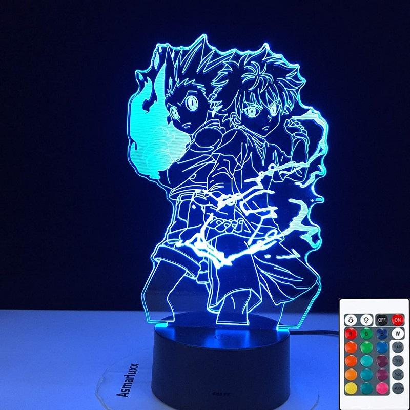 

3D Night Light LED Colorful Touch Remote Control Desk Lamp, 501 Original