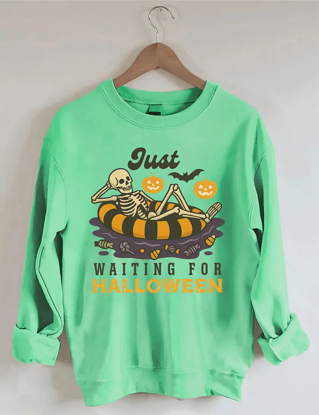 Just Waiting For Halloween Sweatshirt