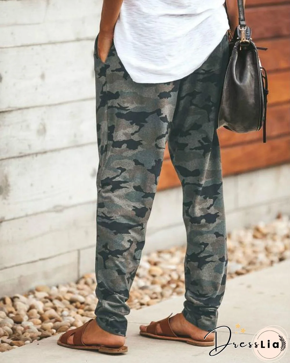 Fashion Camouflage Slim Casual Pants