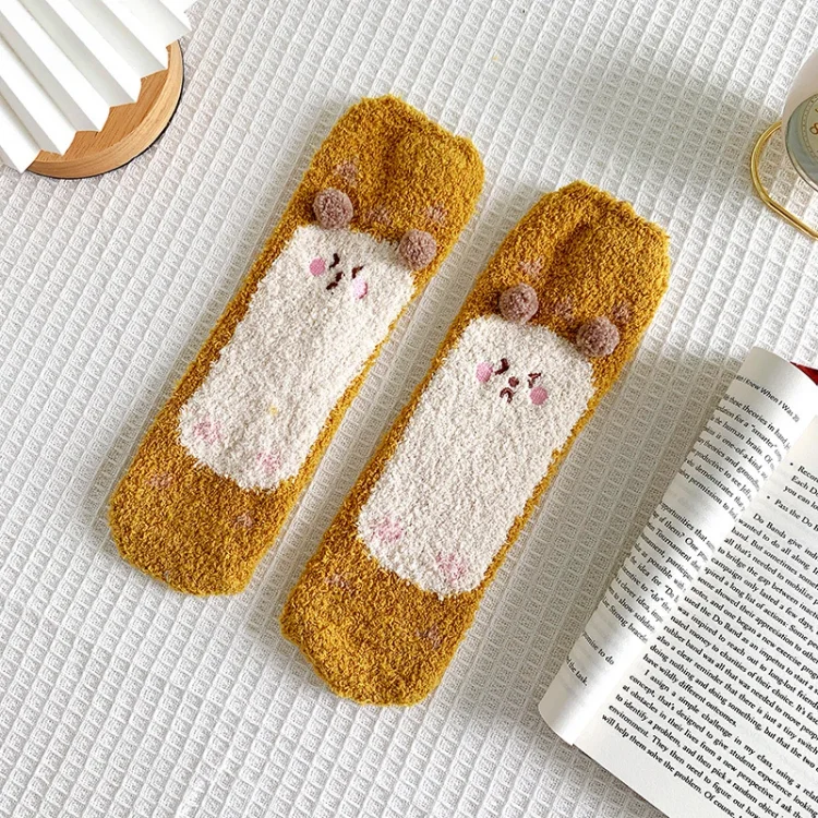 Cute Letters Floor Socks