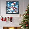 Diamond Painting -DIY Round Drill Snowman(40x40cm)