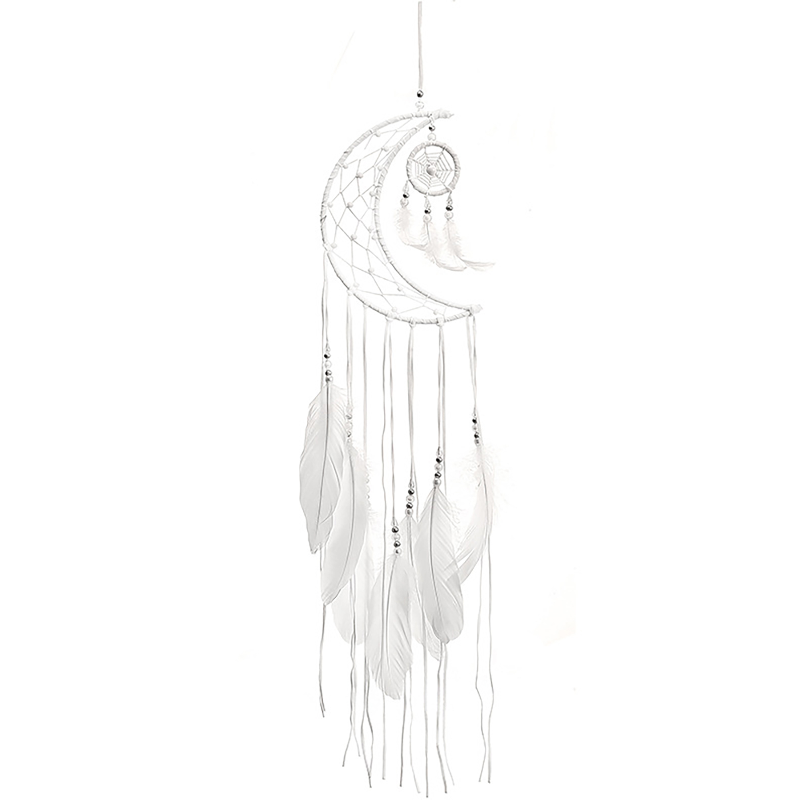 

Dream Catchers - Moon Half Circle Dream Catcher for Bedroom Home Decoration, 501 Original