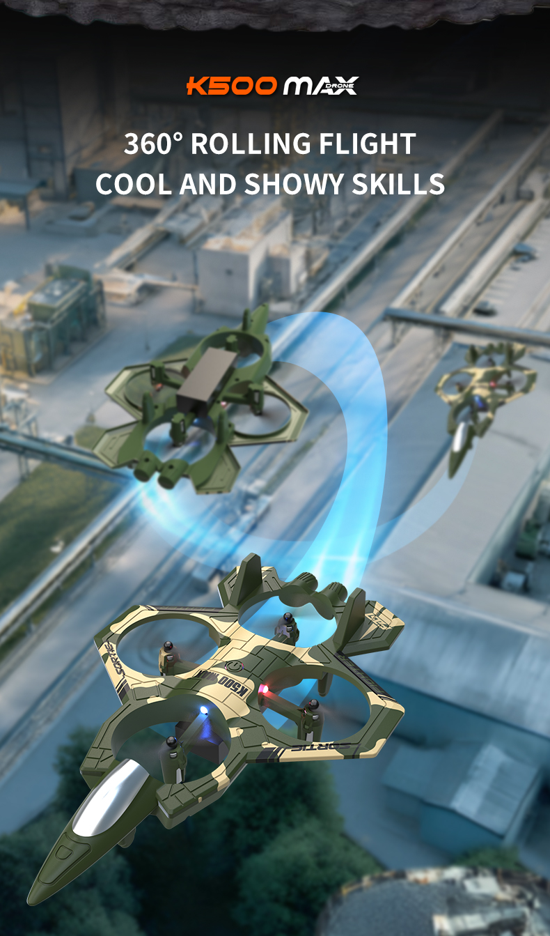 Tegooe Tegooe RC Stunt Glider for Kids - Durable EPP Foam Remote Control Airplane with 24G System