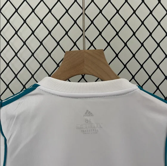 2017-2018 Real Madrid Home Kids Kit Football Shirt Thai Quality