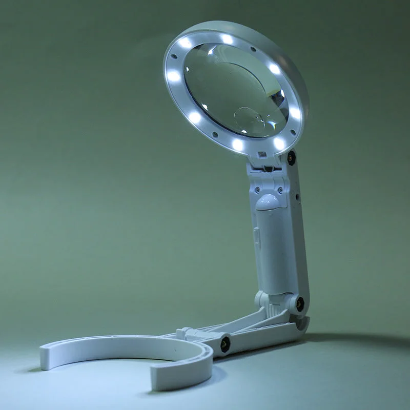 Mini lamp with magnification - vzzhome