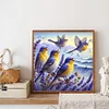 Diamond Painting - Full Round Drill - Bird Lavender(Canvas|40*40cm)