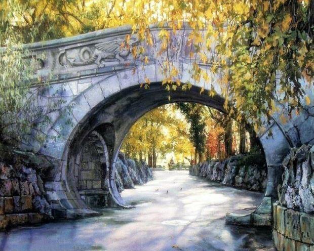 

Arch Bridge – Paint By Numbers - 40*50CM, 501 Original