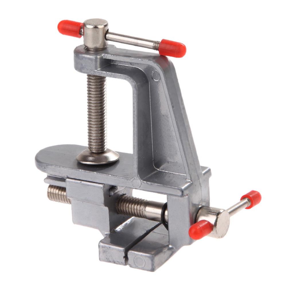 

3.5 Aluminum Miniature Small Jewelers Hobby Clamp On Table Bench Vise, 501 Original