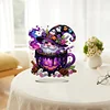 Acrylic Special Shaped Halloween Table Top Diamond Painting Ornament Kit
