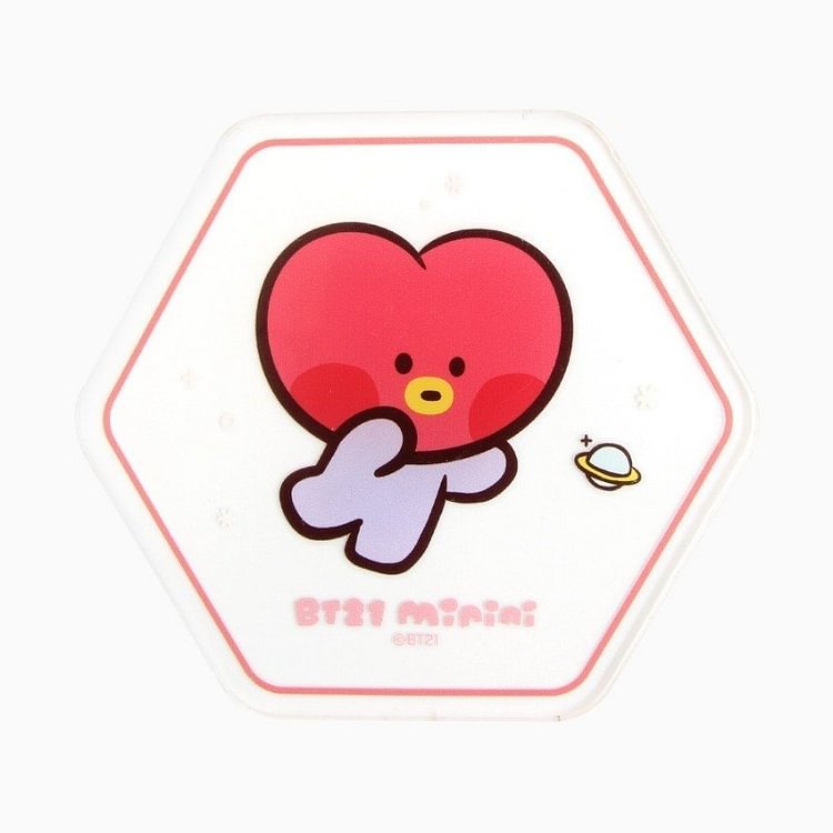 BT21 Minini Hexagon Acrylic Coaster