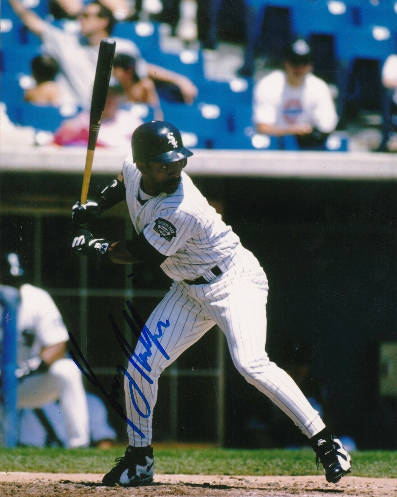 TONY PHILLIPS CHICAGO WHITE SOX ACTION SIGNED 8x10