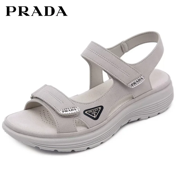 NOVÉ PRADA 2025 DÁMSKE ORTOPEDICKÉ KOŽENÉ SANDÁLY