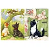 Promotion 2Pcs/set Diamond Painting-DIY Full Round Drill Dog Cats(30*40CM)