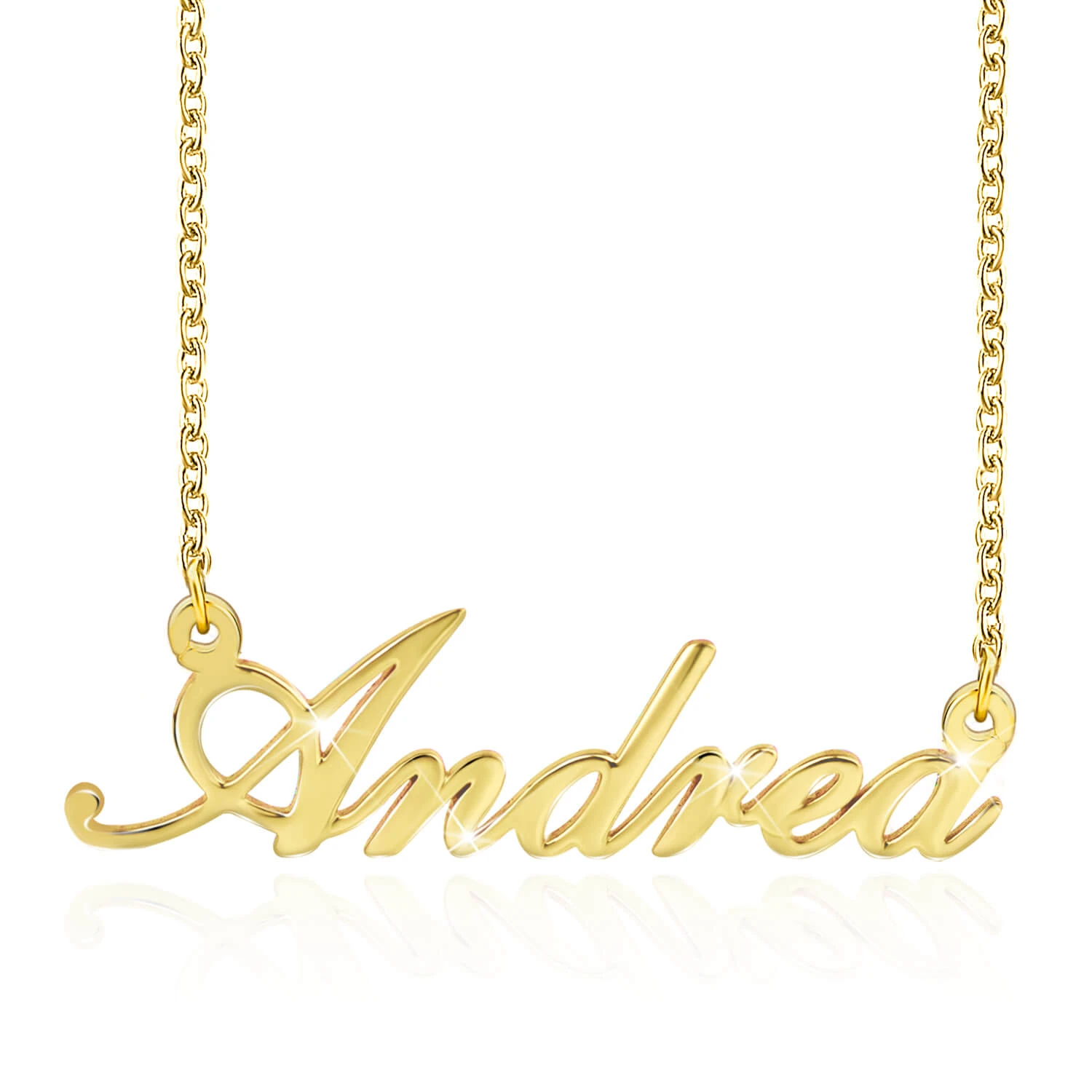 Gold Plated Name Necklace For Her