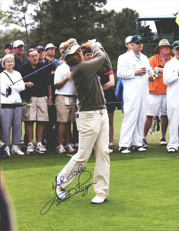 Bernhard Langer authentic signed golf 11x14 Photo Poster painting W/Cert Autographed 325a1