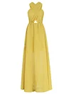 Solid Color Strapless Bow-Embellished Maxi Dresses