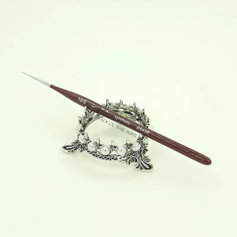 Kolinsky Acrylic Nail Art Liner Striping Brush Fine French Stripe Pen Line Detail Painting Nail Brushes Wooden Handle Manicure-Nail Inspo