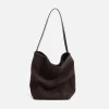 Large Capacity Nubuck Leather Texture Women's Shoulder Bag