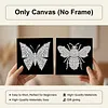 12Pcs DIY Pearl Painting Insect for Home Wall Decor(15x15cm)
