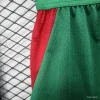 2026 Player Version Morocco Green with Red Side Panels Shorts