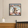 5D DIY Full Round Drill Diamond Painting Leopard Kit Home Decor Art Craft40x40cm