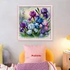 (US Local)Flower-11CT Counted Cross Stitch Kit(40x40cm)