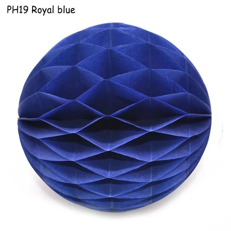 1Pcs 2 -12 Chinese Round Hanging Paper Honeycomb Flowers Balls Crafts Party Wedding Home DIY Decoration Paper Lantern Pompom