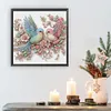Oiseau bleu poudre-peinture diamant en forme sp&eacute;ciale-30*30cm