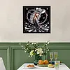 Special Shape Rhinestone Diamond Painting Kit(Silver Hat Butterfly Girl)