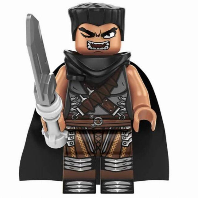 Guts Custom Berserk Anime Minifigure Minifigure Bricks monstertoys