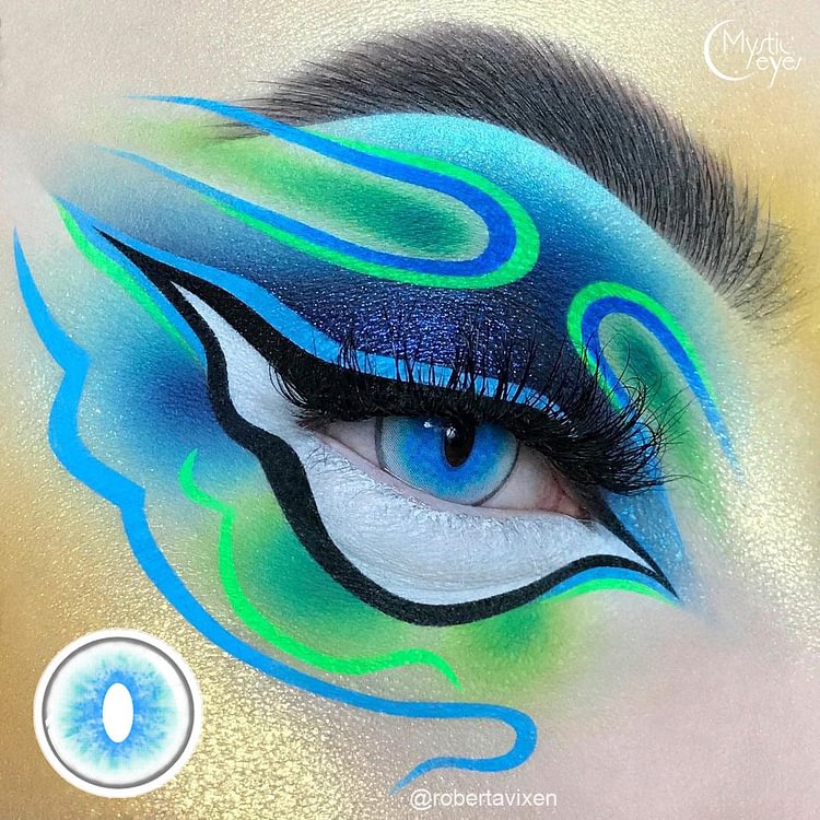 Ragdoll Cat Blue Halloween Contact Lenses
