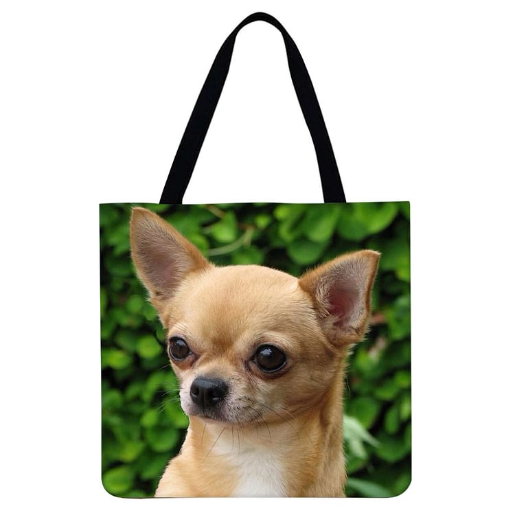 Dog - Linen Tote Bag