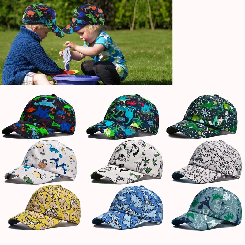 Children Unisex Cute Minimalist Dinosaur Baseball Cap