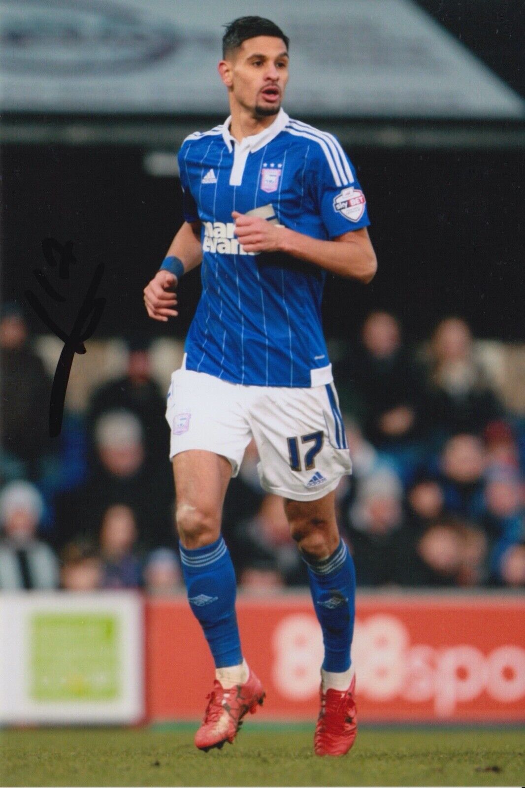 KEVIN BRU HAND SIGNED 6X4 Photo Poster painting - FOOTBALL AUTOGRAPH - IPSWICH TOWN 1.