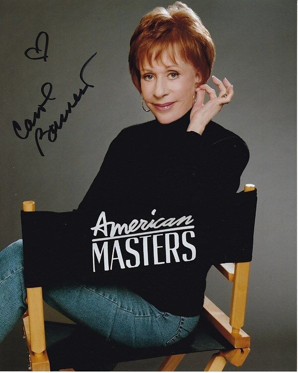 CAROL BURNETT Signed Autographed AMERICAN MASTERS Photo Poster painting