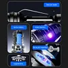 LED Mini Portable Flashlight USB Rechargeable Power Display Emergency Work Light