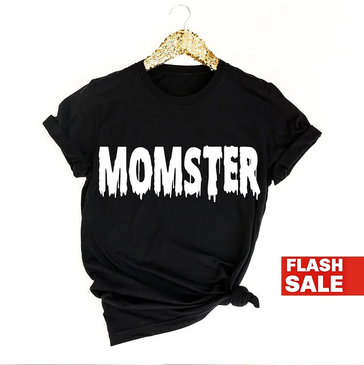 Momster Halloween Shirt, Halloween Sweatshirt, Fall Sweatshirt Spooky Season TShirt, Fall Shirts for Women Momster Sweatshirt Momster Shirt