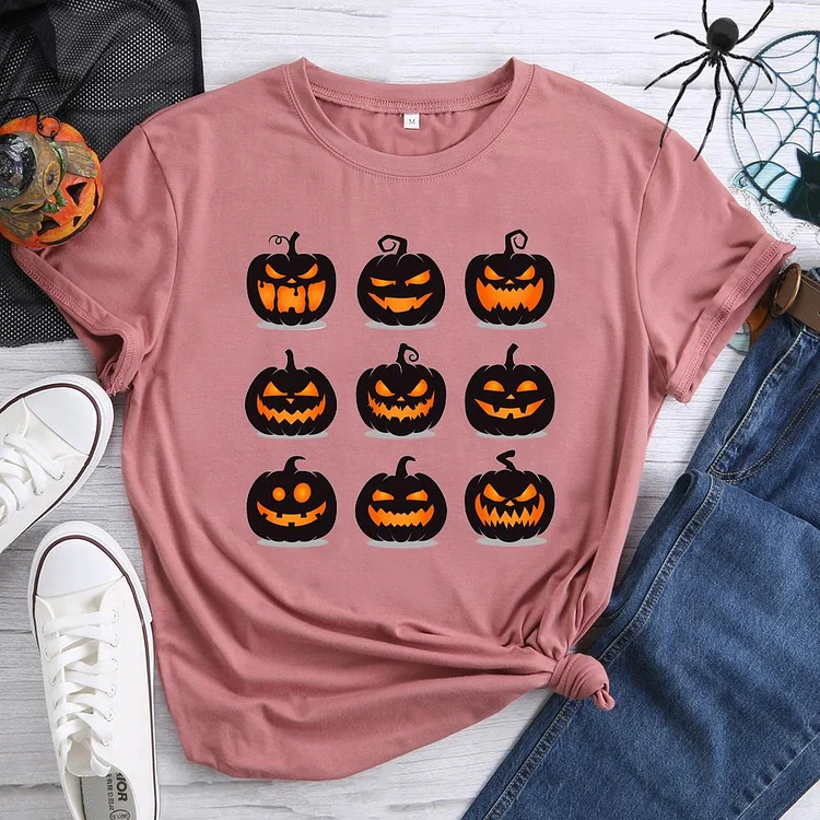 Halloween pumpkin grimace T-Shirt-07231