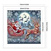 Santa Claus Driving-11CT Stamped Cross Stitch 50*50cm/19.69*19.69in tapestrymarket