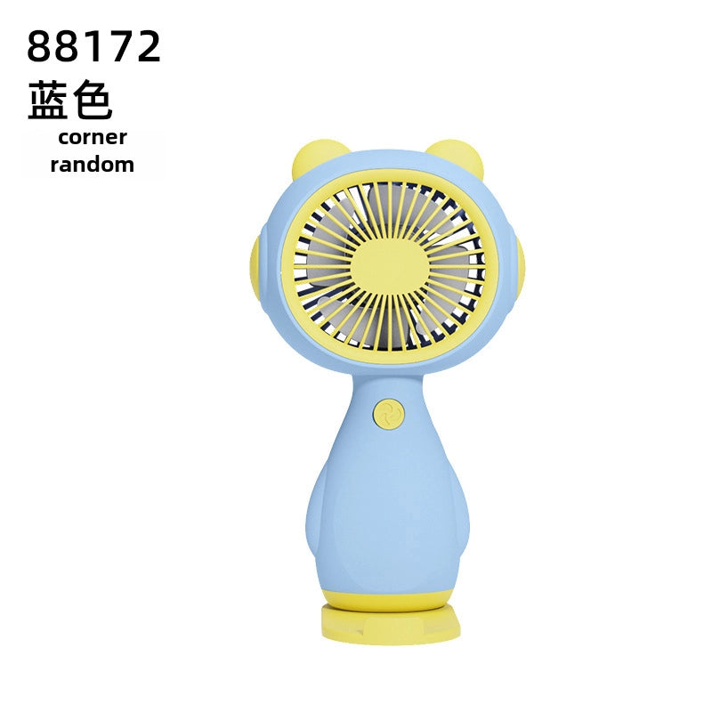 New Flower Mini Hand-held Small Fan Summer Fresh Portable Portable Portable Fan Usb Storage Electric Fan