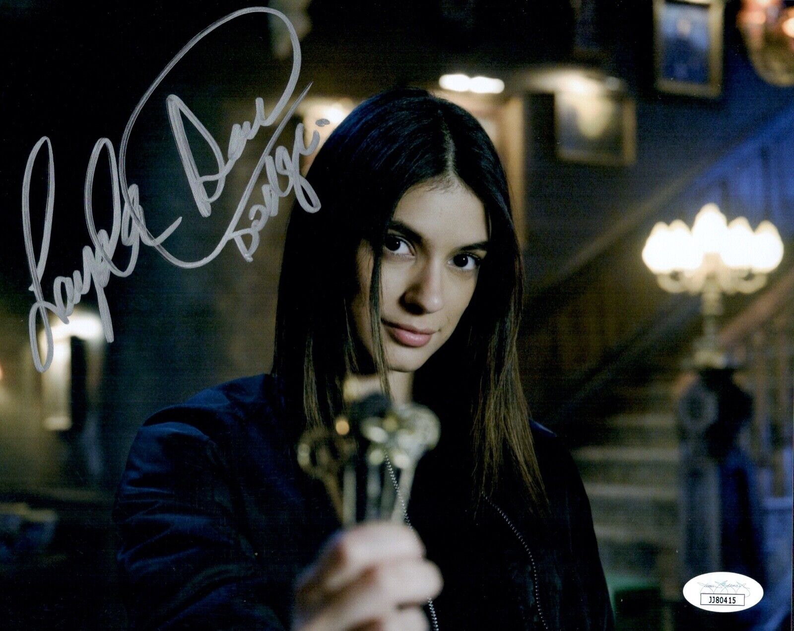 LAYSLA DE OLIVEIRA Signed LOCKE & KEY 8x10 Photo Poster painting DODGE Autograph JSA COA Cert